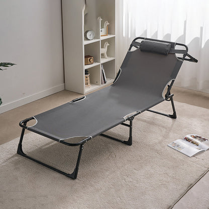Folding Bed Single Bed Office Lunch Break Lounge Chair Adult Portable Escort Bed Nap Artifact