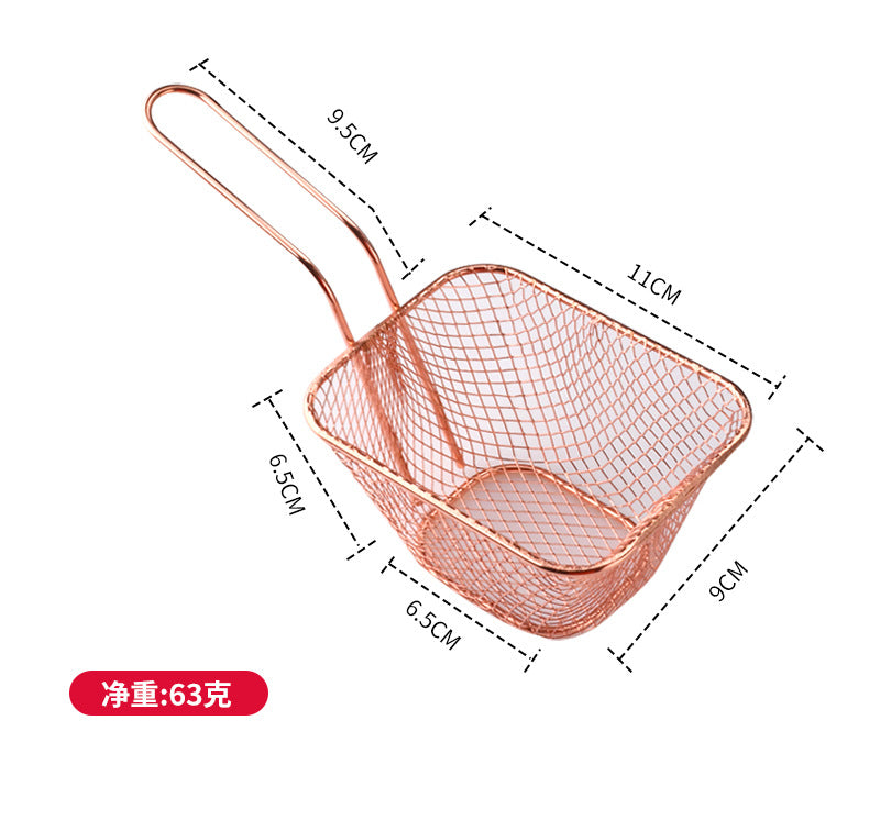 French Fries Basket Go Basket Oil Filter Net Fried Chicken Nuggets Frying Basketurmet Frying