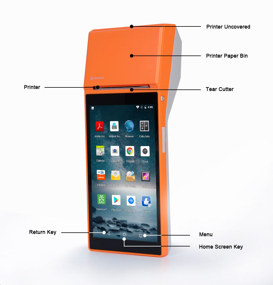 P01 Android Handheld POS Terminal