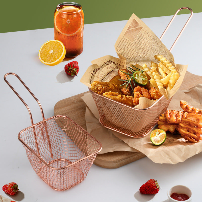 French Fries Basket Go Basket Oil Filter Net Fried Chicken Nuggets Frying Basketurmet Frying