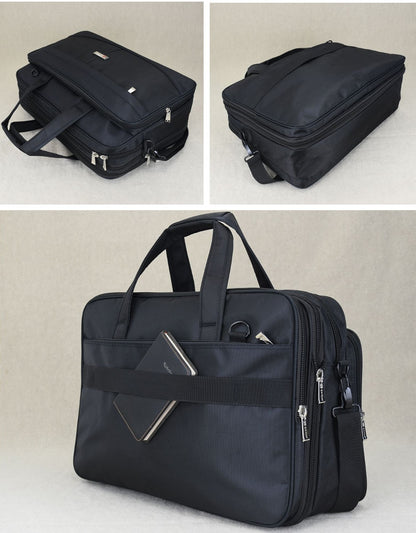506-Portable Business Bag Multifunctional Handbag Laptop Bag