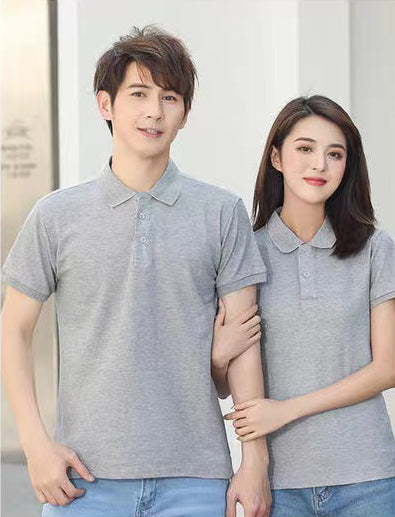 Advertising gift - Imitation cotton lapel T-shirt A