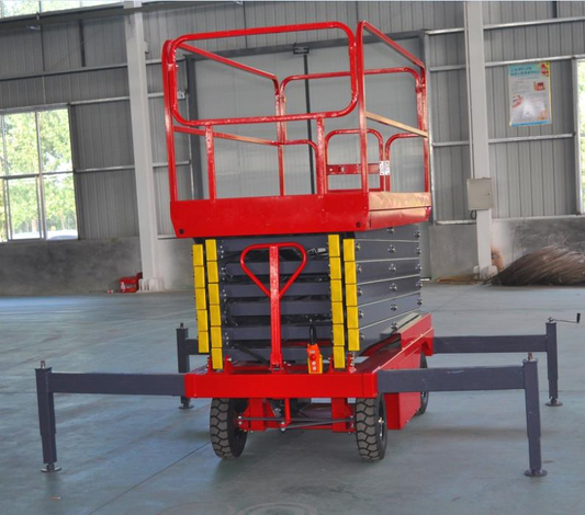 6M Push Around Mobile Scissor Lift