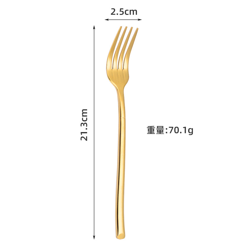 304 Knight Knife Fork Spoon Chopsticks Western Steak Knife Fork Coffee Spoon Chopsticks