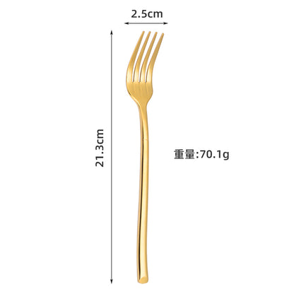 304 Knight Knife Fork Spoon Chopsticks Western Steak Knife Fork Coffee Spoon Chopsticks