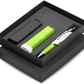 Advertising gift-Green 2pcs, Power bank and pen