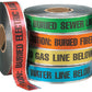 Custom Underground Detectable Warning Tape Detection Tape Printable Caution Tape