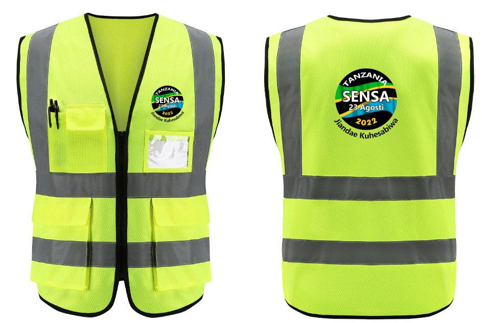 Fluorescent vest coat reflective vest