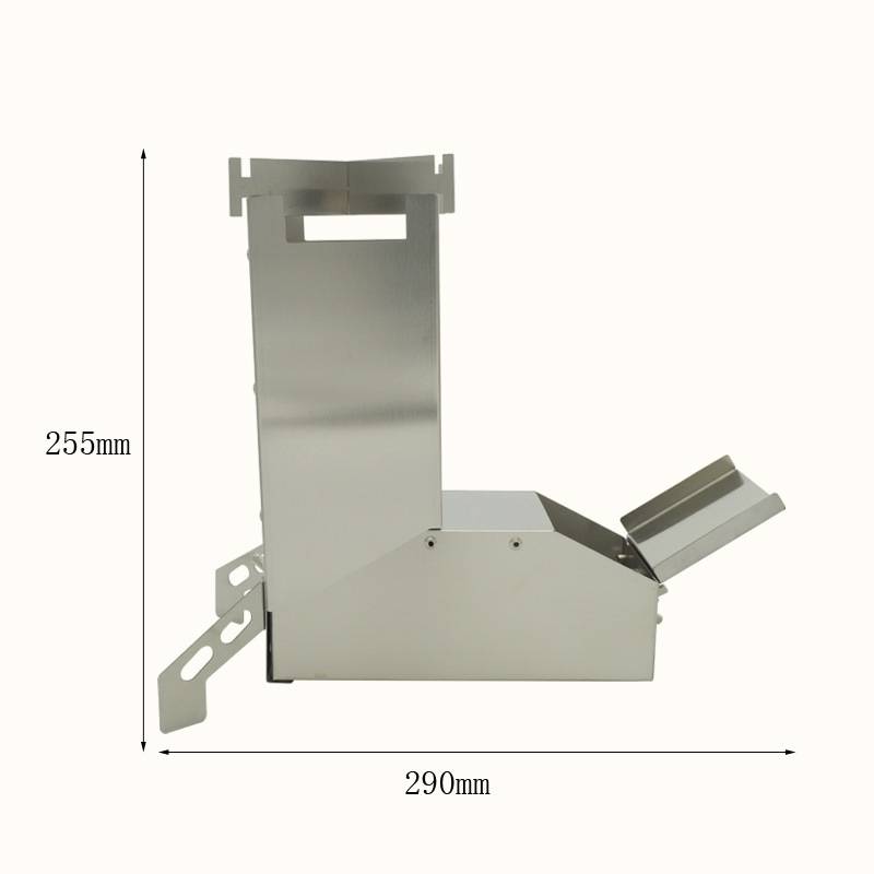 Stainless Steel Rocket Stove Outdoor Foldable Wood Stove Picnic Stove