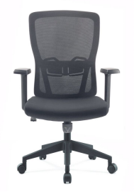 Mesh office chair with wheels