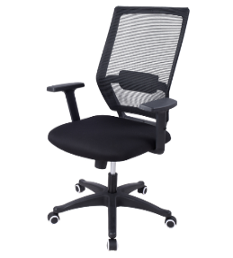 Mesh office chair with wheels