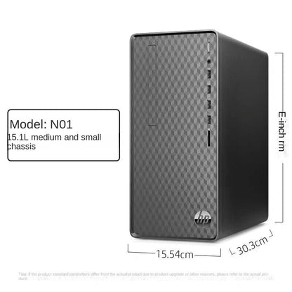 Hp N01 Desktop Computer Business Office Desktop Home Small Chassis Computer Machine 23.8 "Inch Set