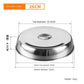 Stainless Steel Iron Plate Cover Steak Round Cover Thickened Restaurant Table Vegetable Cover