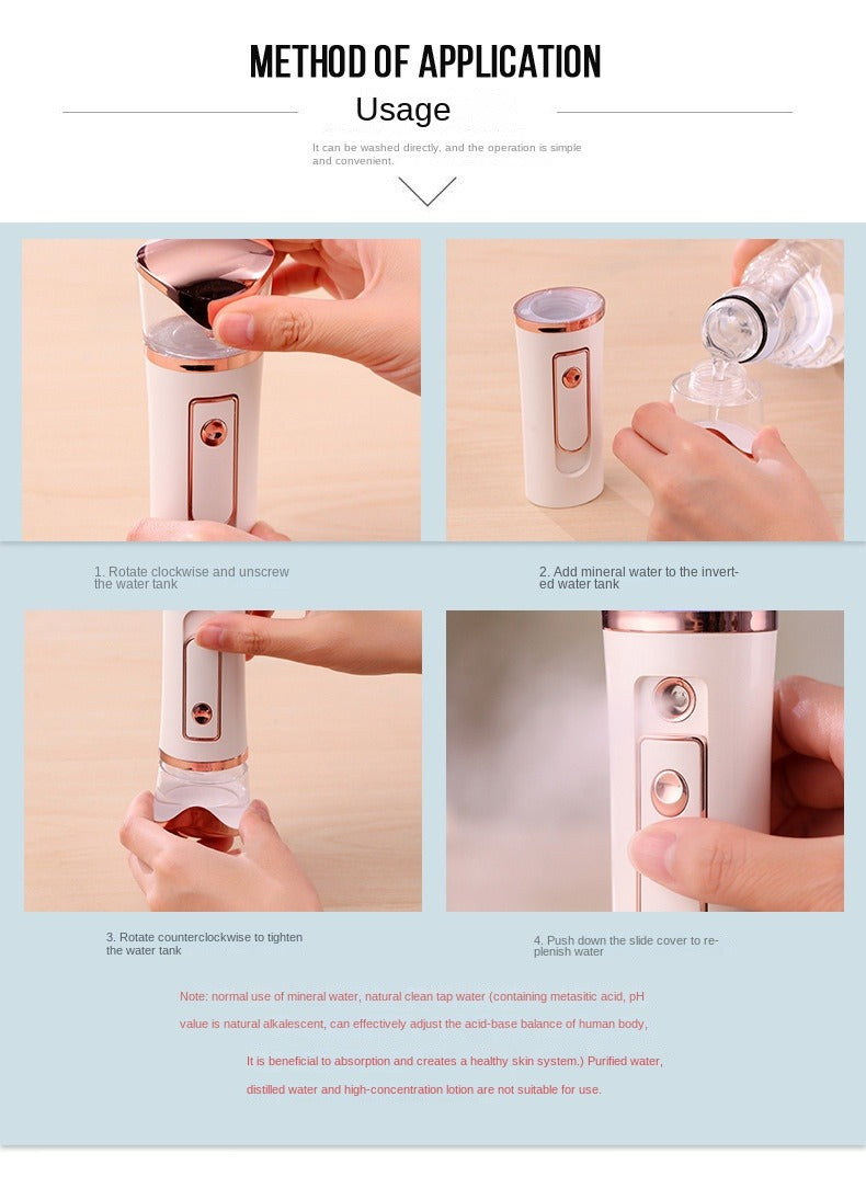 Mini Spray Water Tonic Instrument New Oxygen Helper USB