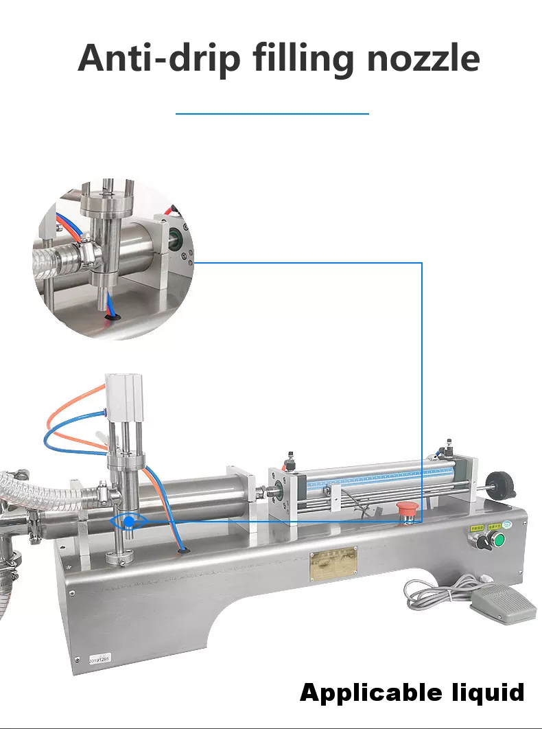 single/double Semi-automatic filling machine