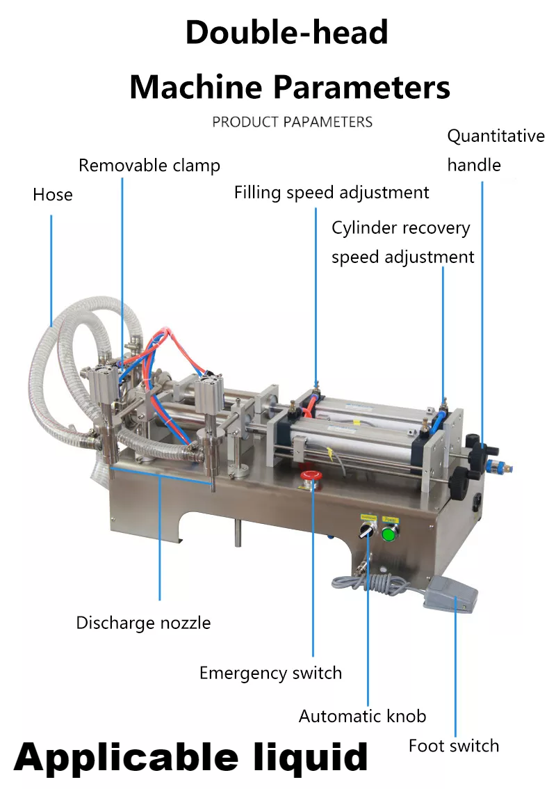 single/double Semi-automatic filling machine